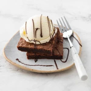Brownie with Ice-cream